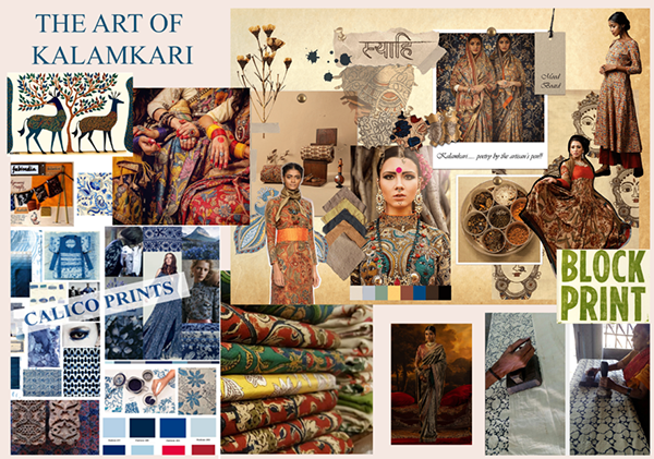 Kalamkari research mood board â€” The Art of Kalamkari